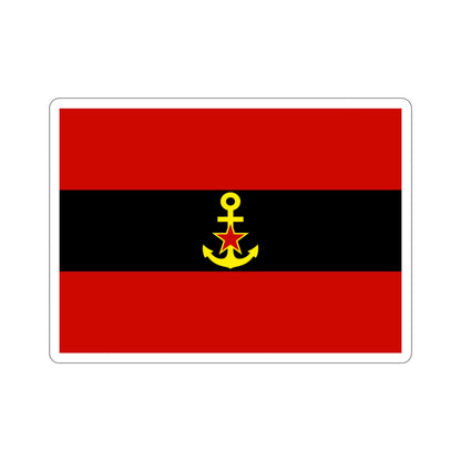 Naval Ensign of Albania 1946 to 1954 STICKER Vinyl Die-Cut Decal-3 Inch-The Sticker Space