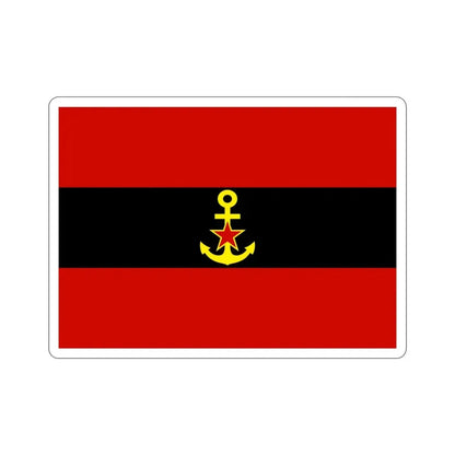 Naval Ensign of Albania 1946 to 1954 STICKER Vinyl Die-Cut Decal 3 Inch - The Sticker Space