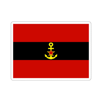 Naval Ensign of Albania 1946 to 1954 STICKER Vinyl Die-Cut Decal-4 Inch-The Sticker Space