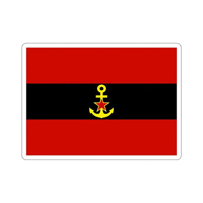 Naval Ensign of Albania 1946 to 1954 STICKER Vinyl Die-Cut Decal 5 Inch - The Sticker Space