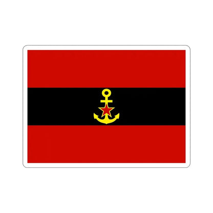 Naval Ensign of Albania 1946 to 1954 STICKER Vinyl Die-Cut Decal 6 Inch - The Sticker Space