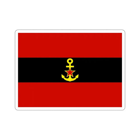 Naval Ensign of Albania 1946 to 1954 STICKER Vinyl Die-Cut Decal 6 Inch - The Sticker Space