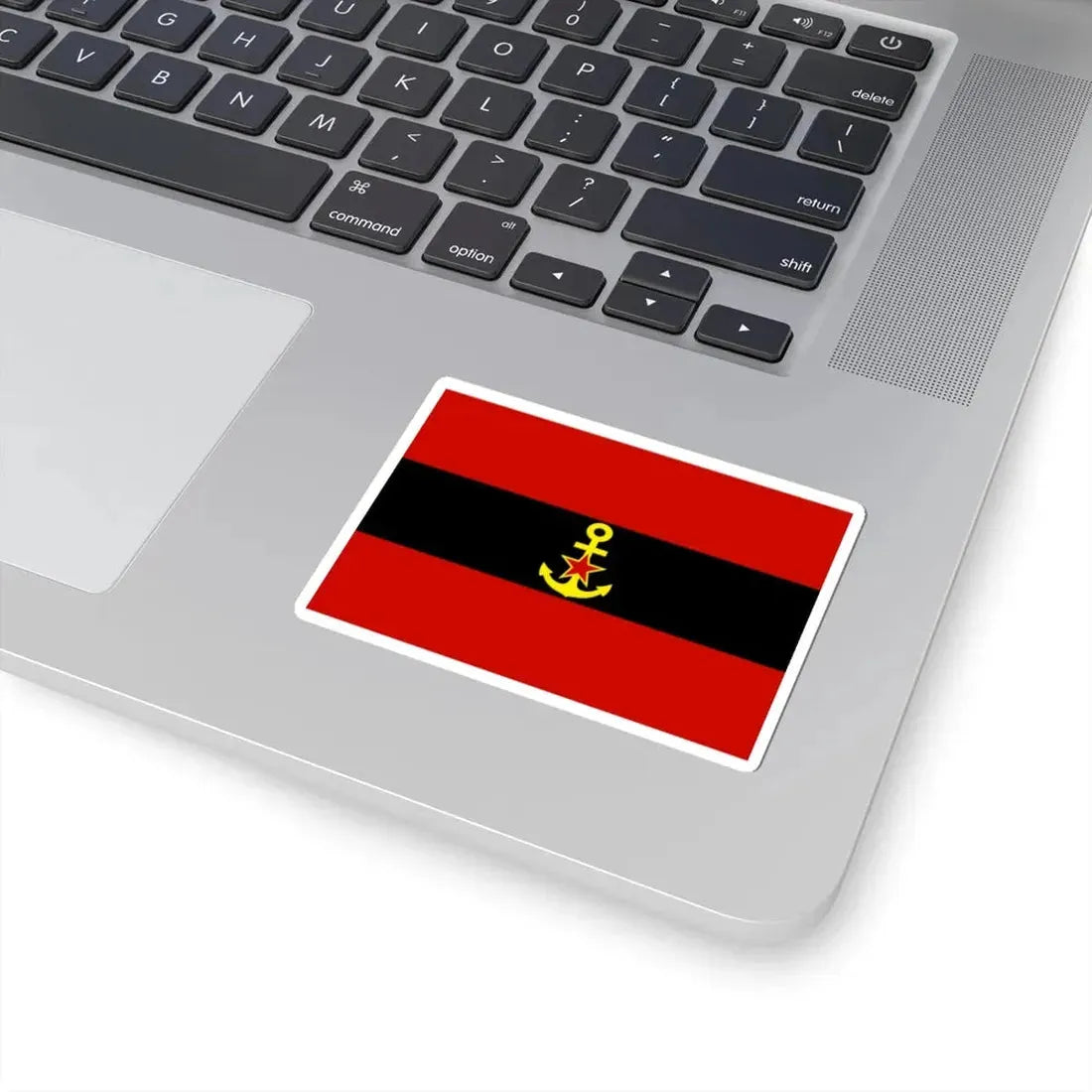 Naval Ensign of Albania 1946 to 1954 - STICKER Vinyl Kiss-Cut Decal - The Sticker Space