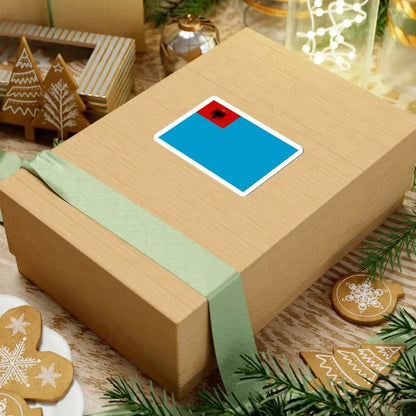 Naval Ensign of Albania 1954 to 1958 - STICKER Vinyl Kiss-Cut Decal - The Sticker Space