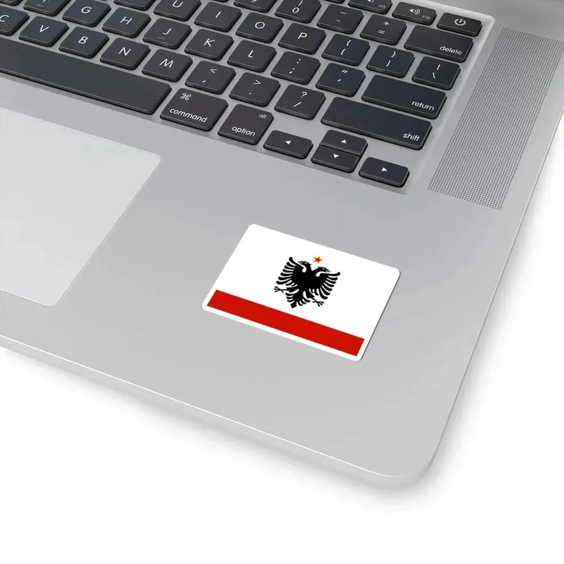 Naval Ensign of Albania 1958-1992 (Albania) STICKER Vinyl Kiss-Cut Decal - The Sticker Space