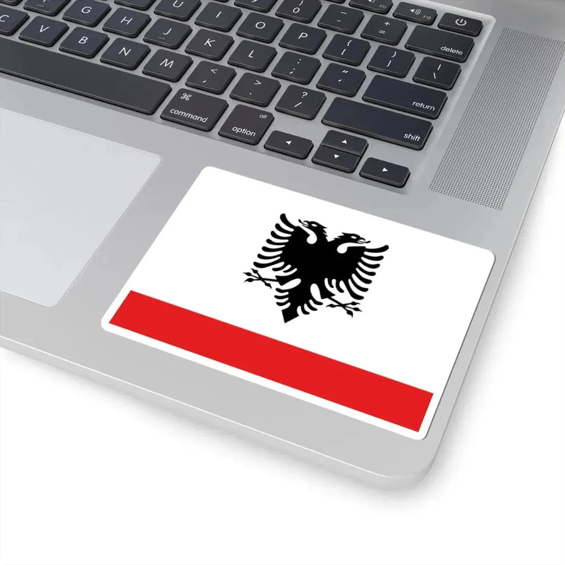 Naval Ensign of Albania (Albania) STICKER Vinyl Kiss-Cut Decal - The Sticker Space