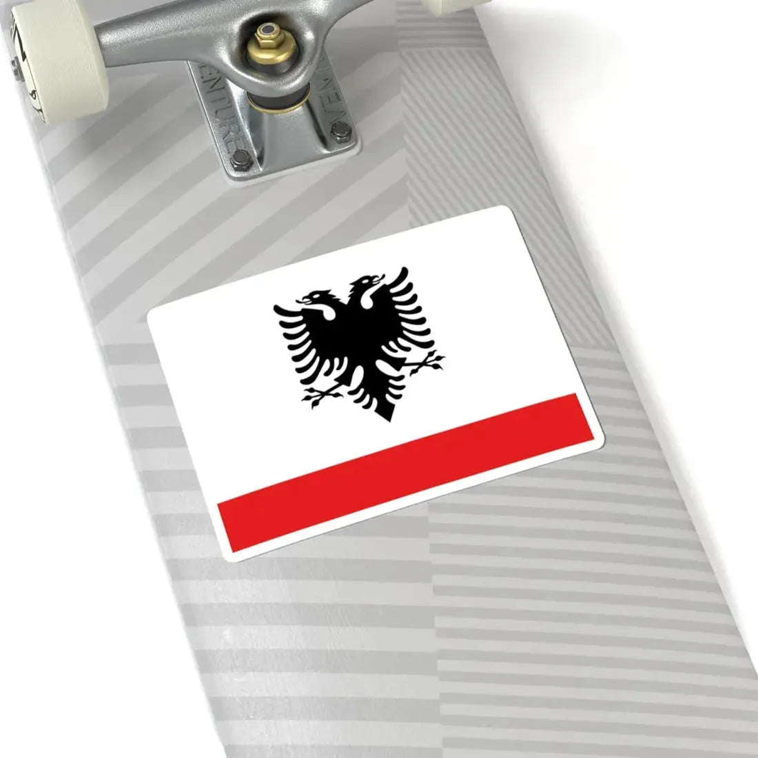 Naval Ensign of Albania (Albania) STICKER Vinyl Kiss-Cut Decal - The Sticker Space