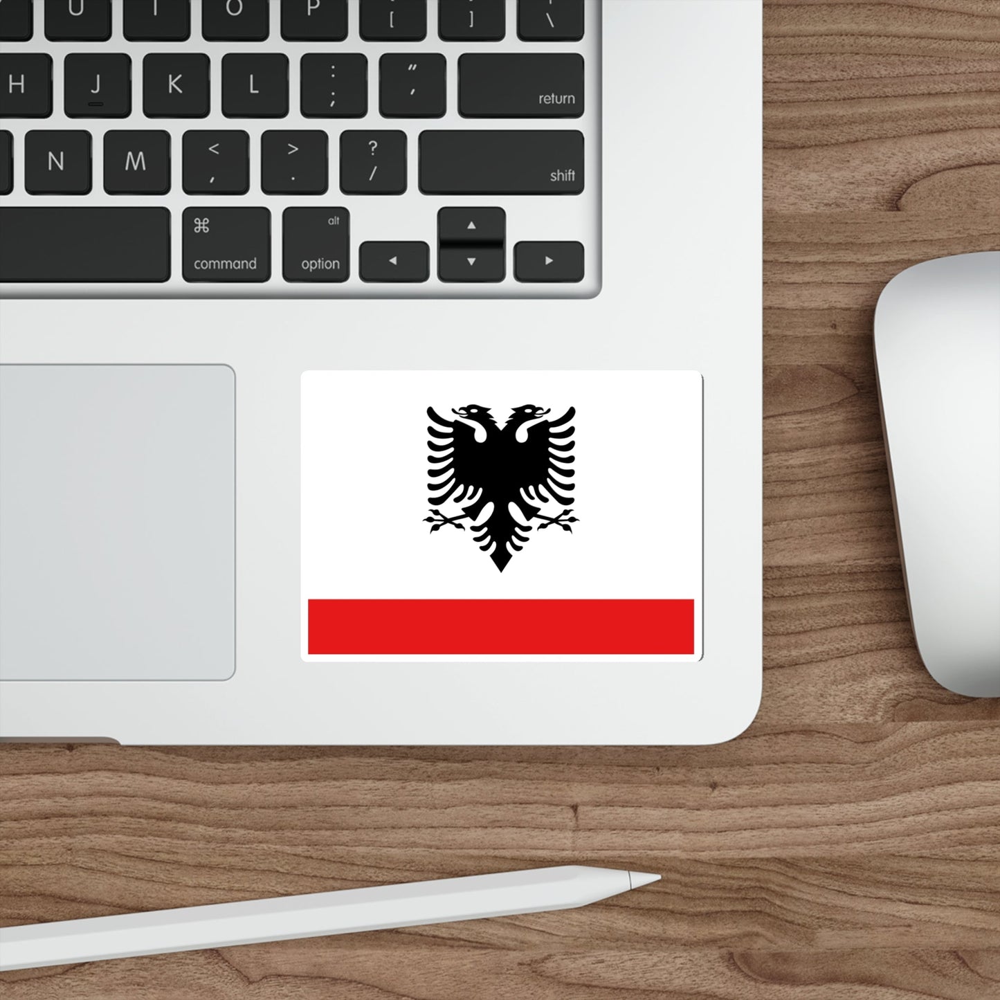 Naval Ensign of Albania STICKER Vinyl Die-Cut Decal-The Sticker Space