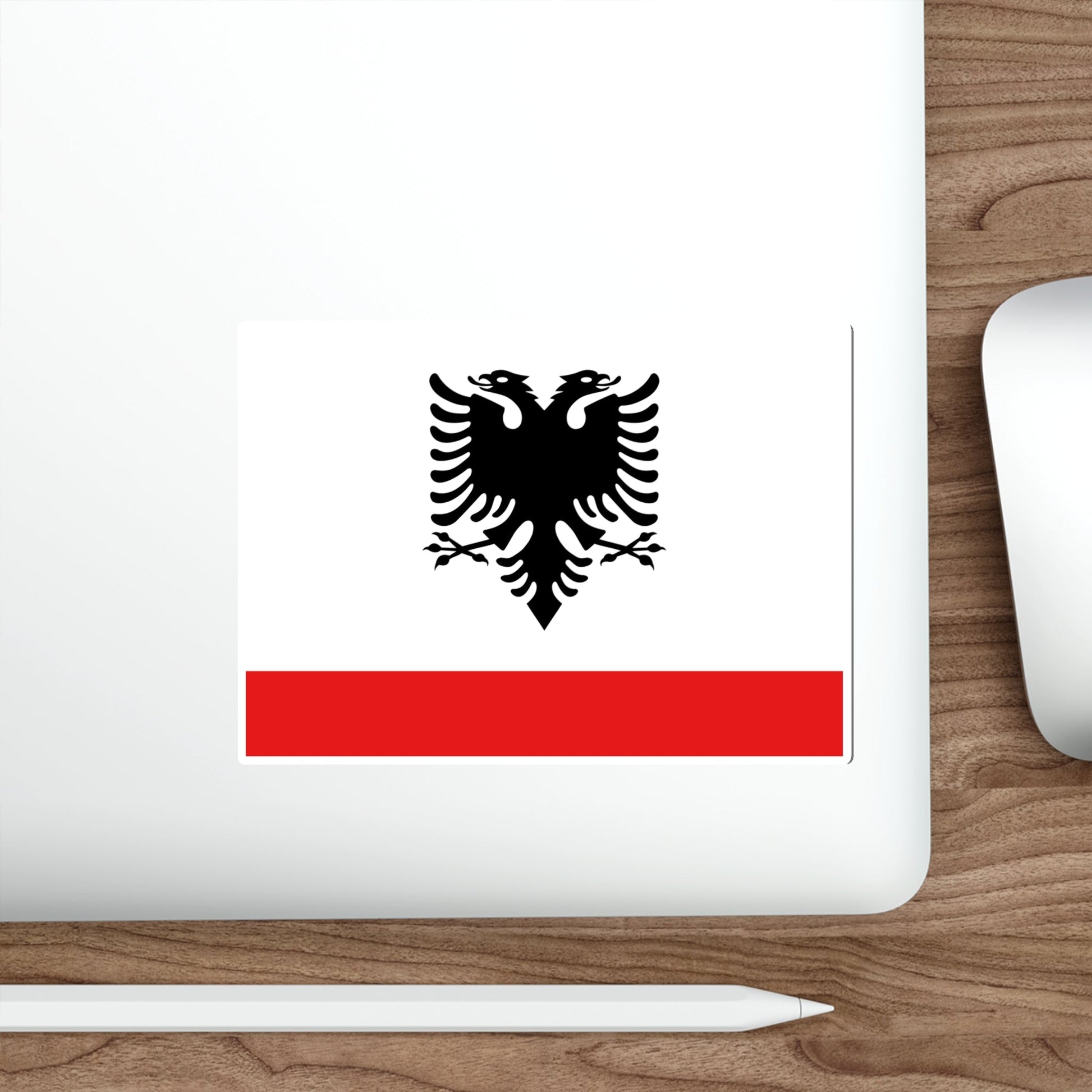 Naval Ensign of Albania STICKER Vinyl Die-Cut Decal-The Sticker Space