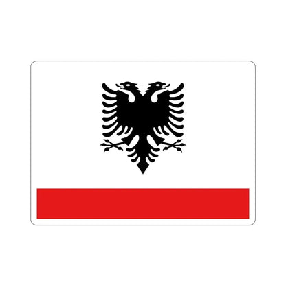 Naval Ensign of Albania STICKER Vinyl Die-Cut Decal 3 Inch - The Sticker Space