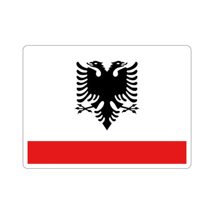 Naval Ensign of Albania STICKER Vinyl Die-Cut Decal-4 Inch-The Sticker Space