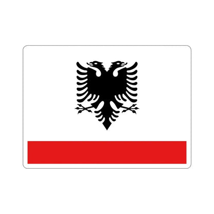 Naval Ensign of Albania STICKER Vinyl Die-Cut Decal 5 Inch - The Sticker Space