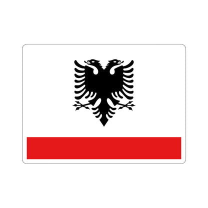 Naval Ensign of Albania STICKER Vinyl Die-Cut Decal-6 Inch-The Sticker Space