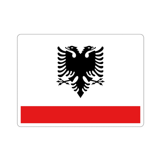 Naval Ensign of Albania STICKER Vinyl Die-Cut Decal-6 Inch-The Sticker Space