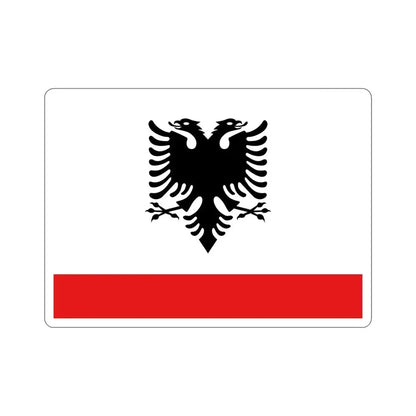 Naval Ensign of Albania STICKER Vinyl Die-Cut Decal 6 Inch - The Sticker Space