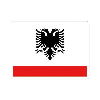 Naval Ensign of Albania STICKER Vinyl Die-Cut Decal - The Sticker Space