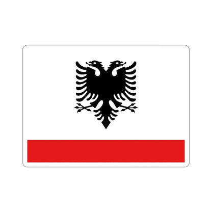 Naval Ensign of Albania STICKER Vinyl Die-Cut Decal - The Sticker Space