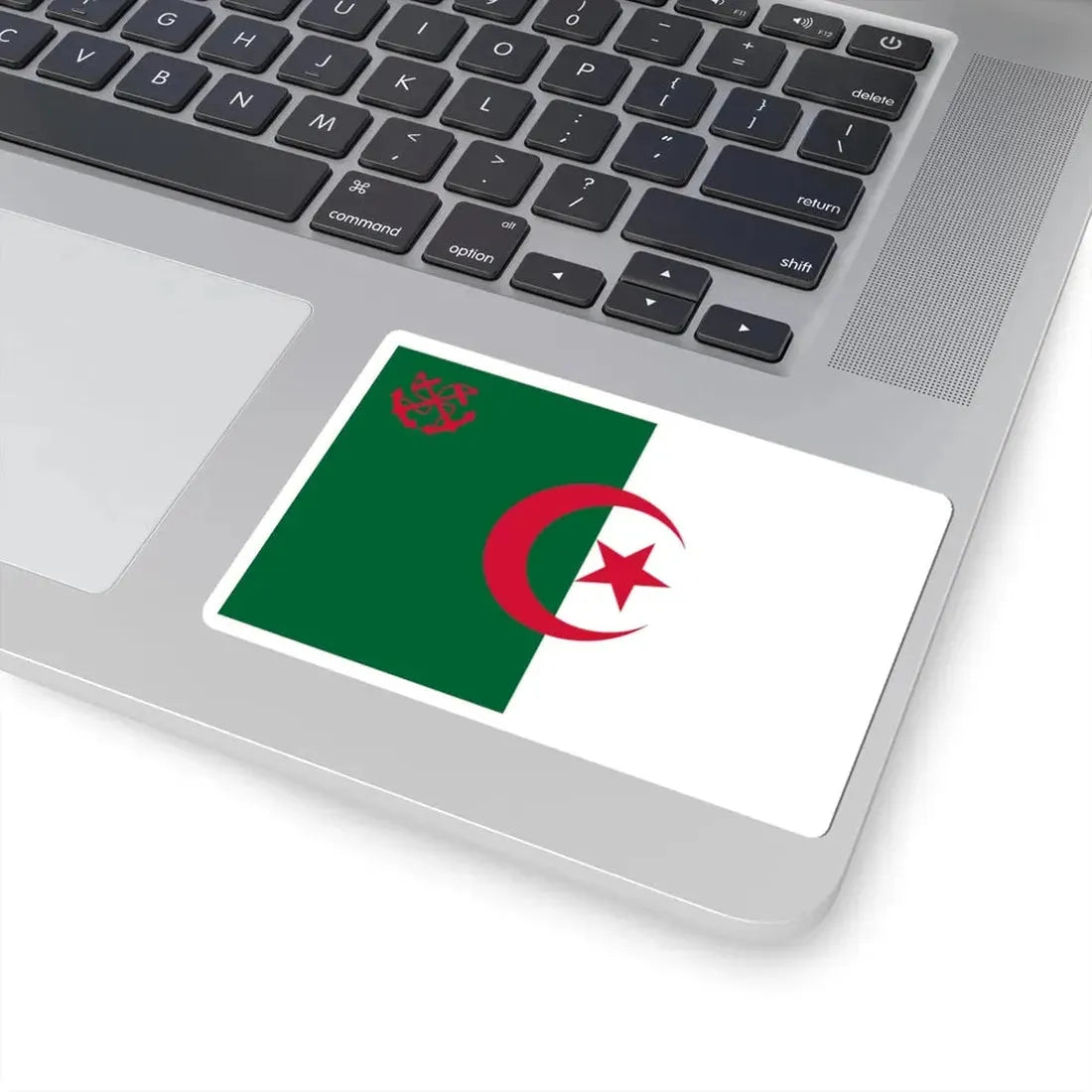 Naval Ensign of Algeria 1987-2004 (Algeria) STICKER Vinyl Kiss-Cut Decal - The Sticker Space