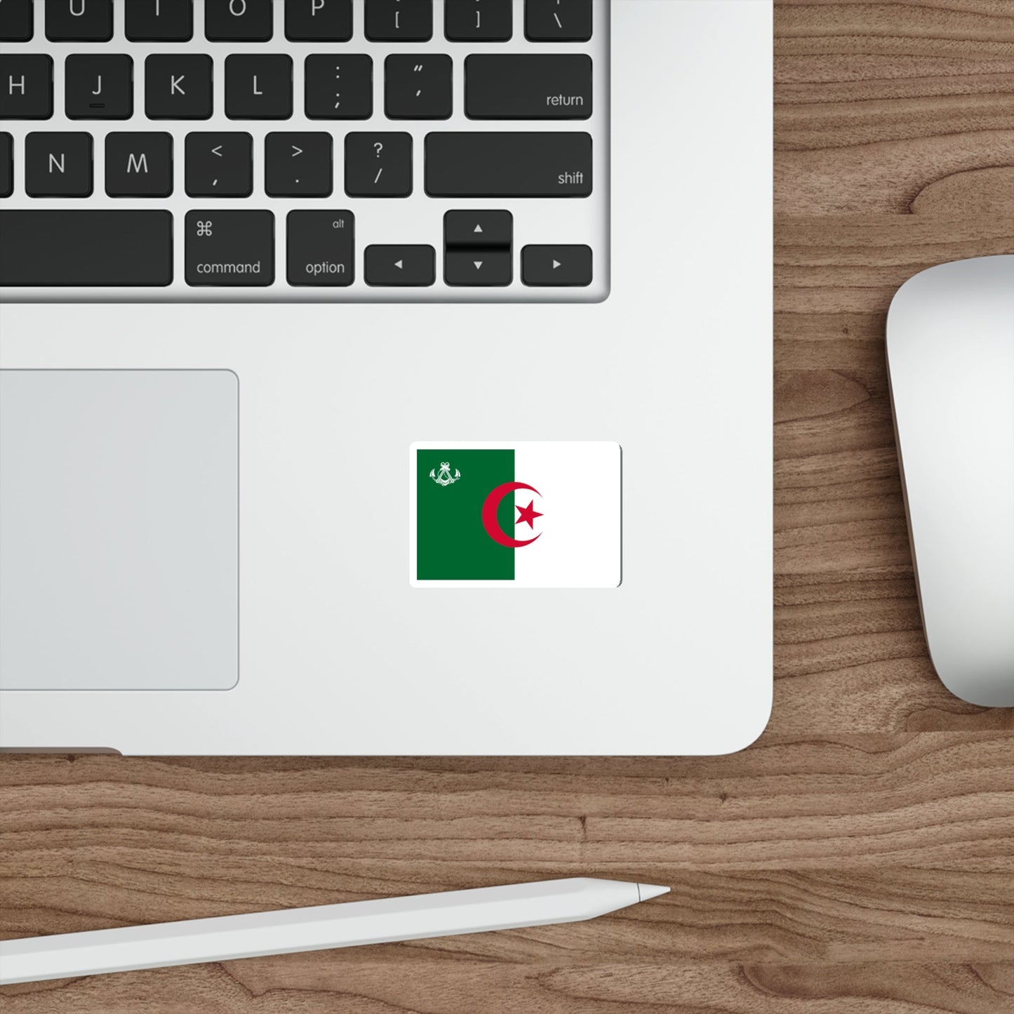 Naval Ensign of Algeria STICKER Vinyl Die-Cut Decal-The Sticker Space