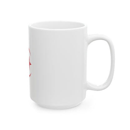 Naval Ensign of Algeria - White Coffee Mug-The Sticker Space