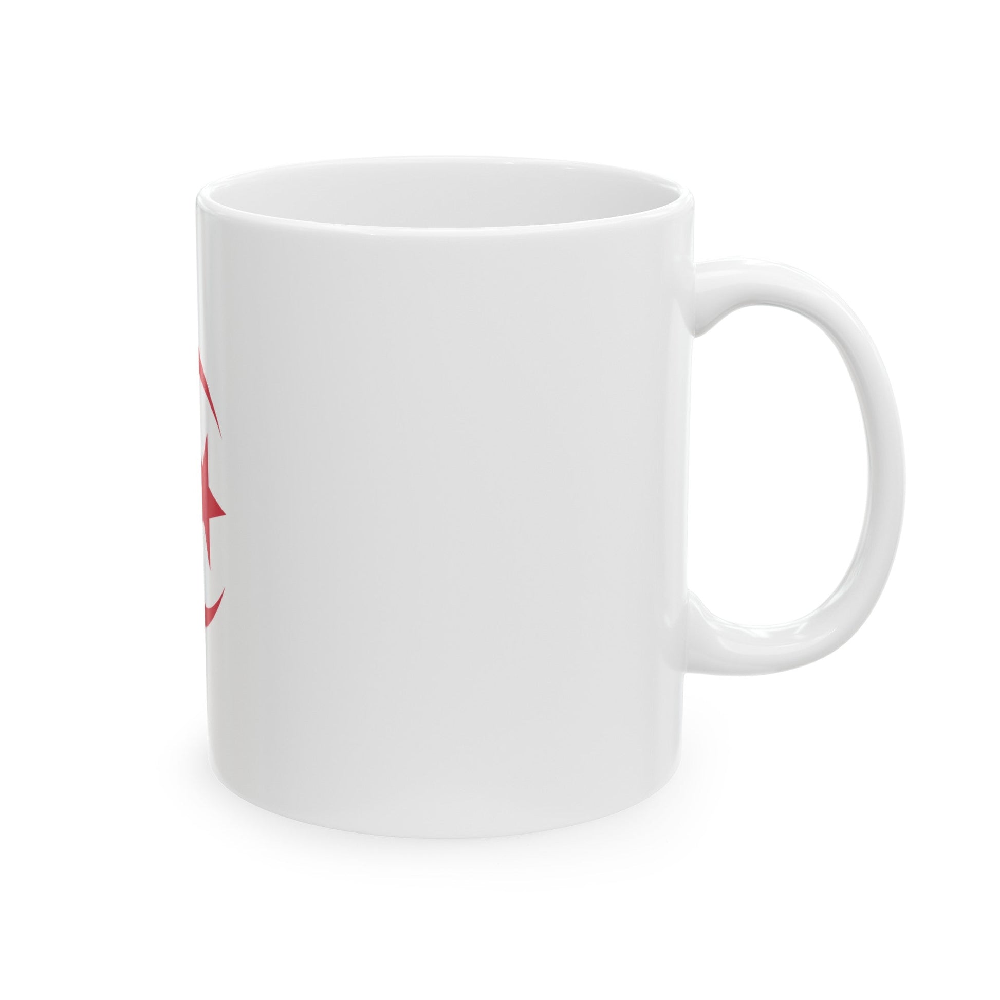 Naval Ensign of Algeria - White Coffee Mug-The Sticker Space