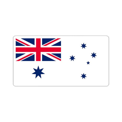 Naval Ensign of Australia (Australia) STICKER Vinyl Kiss-Cut Decal 3 Inch White - The Sticker Space