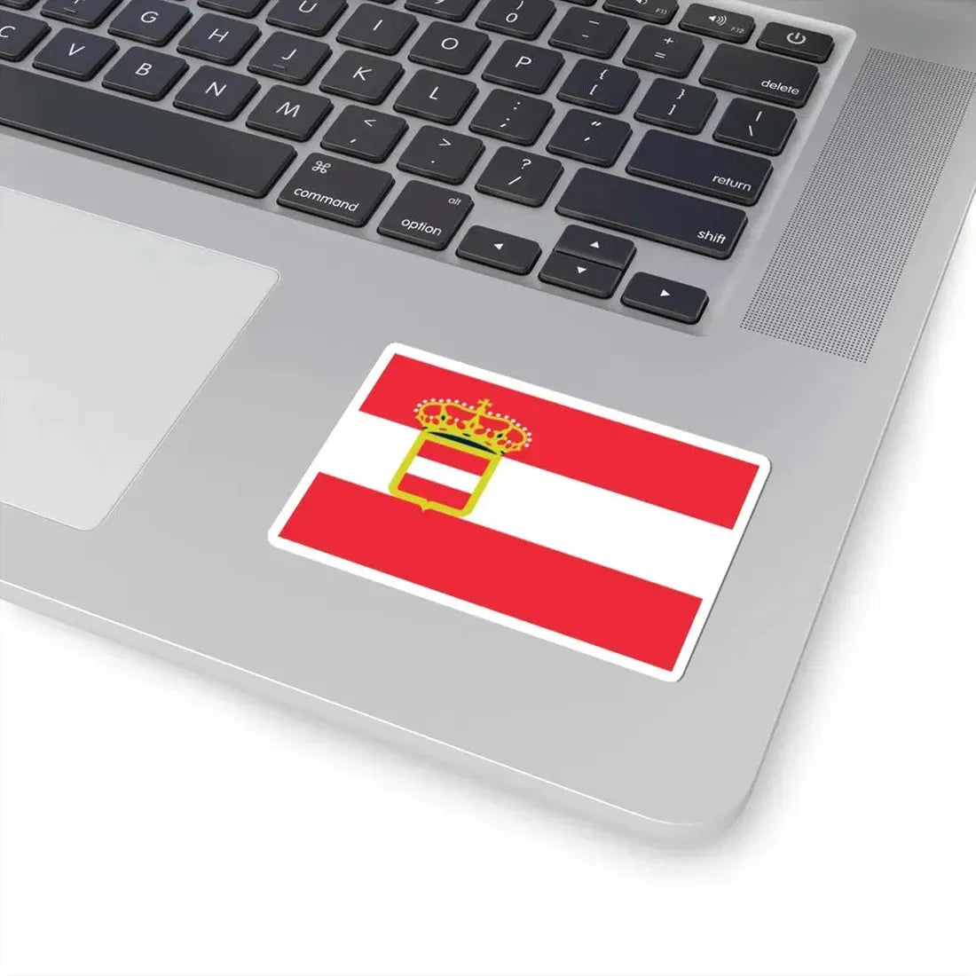 Naval ensign of Austria-Hungary 1880-1915 (Austria) STICKER Vinyl Kiss-Cut Decal - The Sticker Space