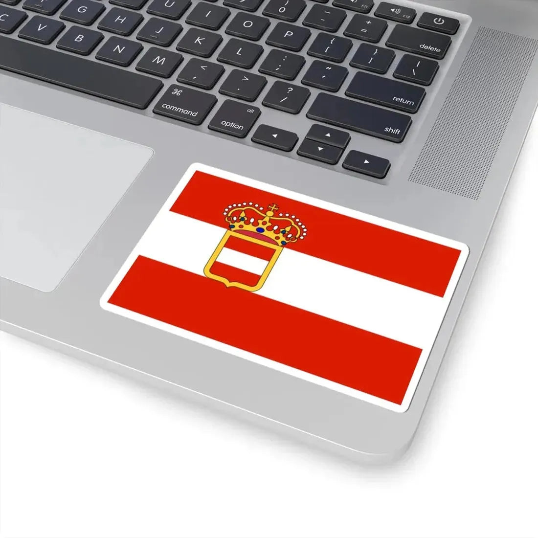 Naval Ensign of Austria-Hungary 1894-1915 (Austria) STICKER Vinyl Kiss-Cut Decal - The Sticker Space