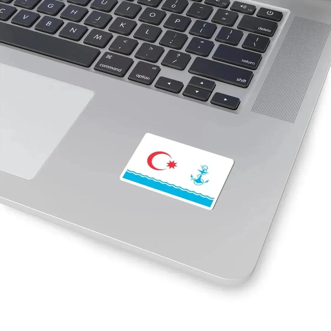 Naval Ensign of Azerbaijan (Azerbaijan) STICKER Vinyl Kiss-Cut Decal - The Sticker Space