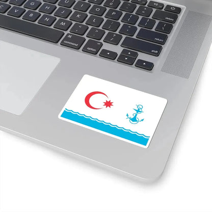 Naval Ensign of Azerbaijan (Azerbaijan) STICKER Vinyl Kiss-Cut Decal - The Sticker Space