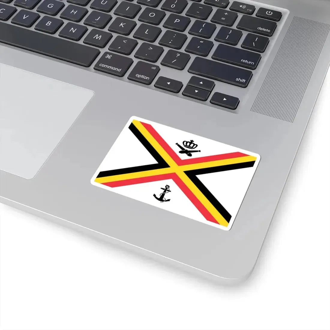 Naval Ensign of Belgium (Belgium) STICKER Vinyl Kiss-Cut Decal - The Sticker Space