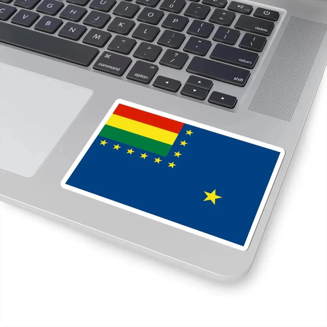 Naval Ensign of Bolivia 1966-2013 (Bolivia) STICKER Vinyl Kiss-Cut Decal - The Sticker Space