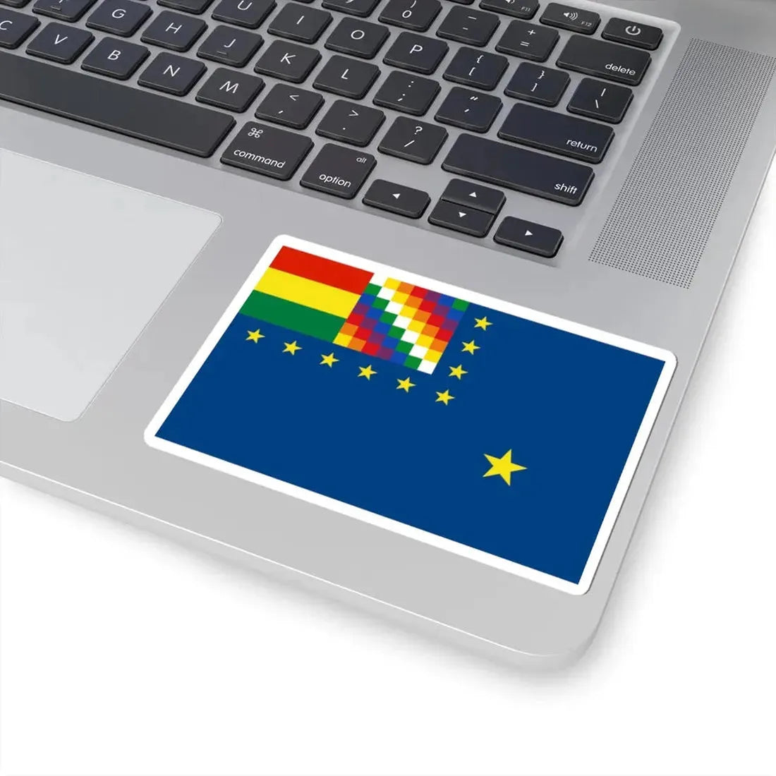 Naval Ensign of Bolivia (Bolivia) STICKER Vinyl Kiss-Cut Decal - The Sticker Space