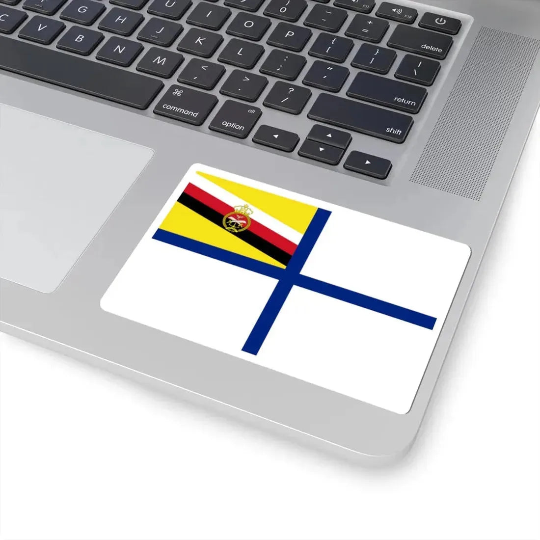 Naval Ensign of Brunei 1984-late 1990s (Brunei) STICKER Vinyl Kiss-Cut Decal - The Sticker Space