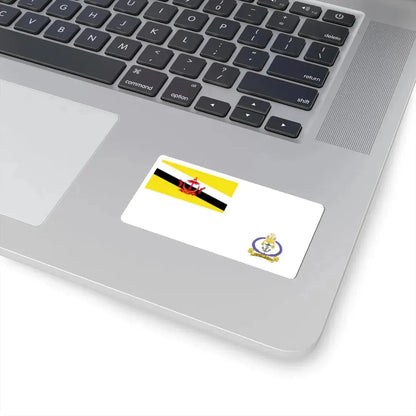 Naval Ensign of Brunei (Brunei) STICKER Vinyl Kiss-Cut Decal - The Sticker Space