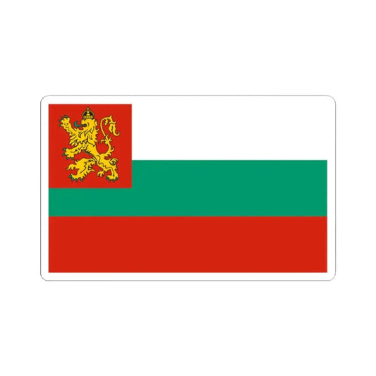 Naval ensign of Bulgaria 1878-1944 (Bulgaria) STICKER Vinyl Kiss-Cut Decal 2 Inch White - The Sticker Space