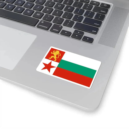 Naval Ensign of Bulgaria 1949-1955 (Bulgaria) STICKER Vinyl Kiss-Cut Decal - The Sticker Space