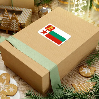 Naval Ensign of Bulgaria 1949-1955 (Bulgaria) STICKER Vinyl Kiss-Cut Decal - The Sticker Space