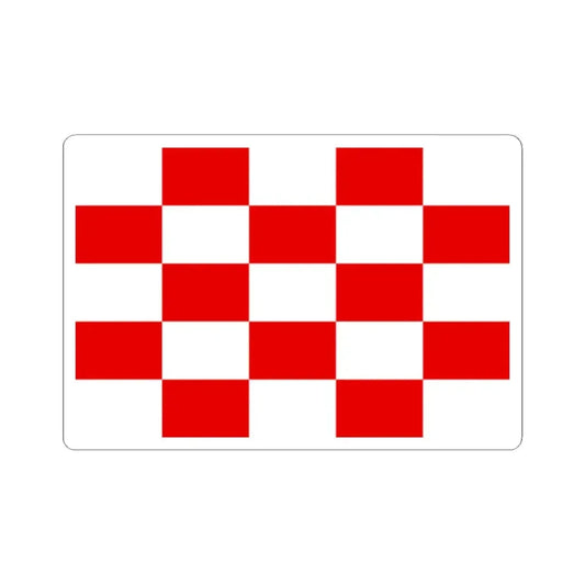 Naval ensign of Croatia 1941-1944 (Croatia) STICKER Vinyl Kiss-Cut Decal 2 Inch White - The Sticker Space