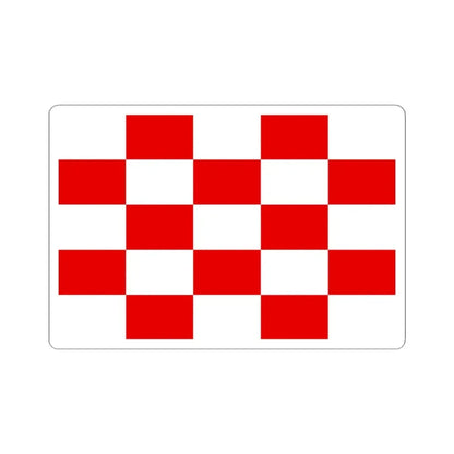 Naval ensign of Croatia 1941-1944 (Croatia) STICKER Vinyl Kiss-Cut Decal 4 Inch White - The Sticker Space