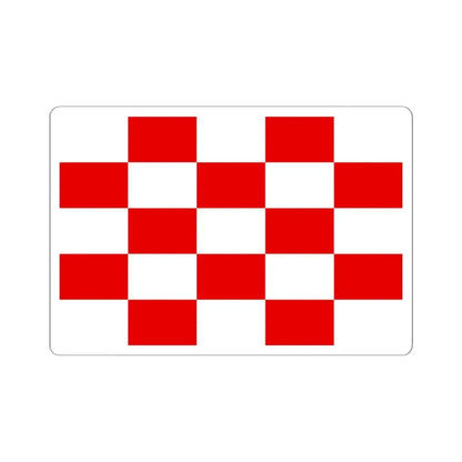 Naval ensign of Croatia 1941-1944 (Croatia) STICKER Vinyl Kiss-Cut Decal 6 Inch White - The Sticker Space