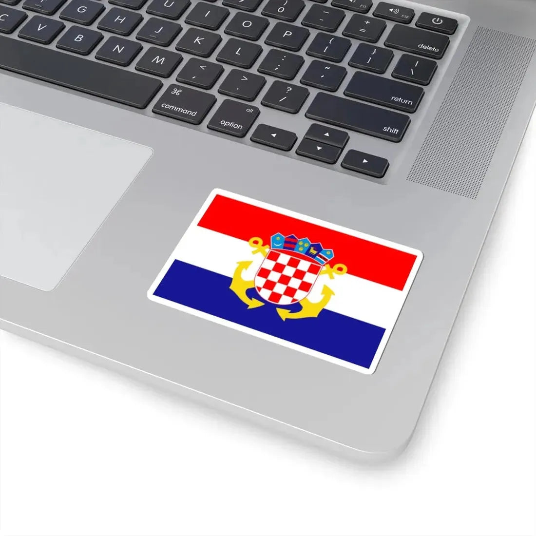 Naval Ensign of Croatia (Croatia) STICKER Vinyl Kiss-Cut Decal - The Sticker Space