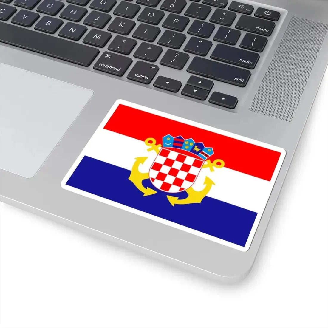 Naval Ensign of Croatia (Croatia) STICKER Vinyl Kiss-Cut Decal - The Sticker Space