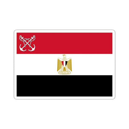 Naval Ensign of Egypt (Egypt) STICKER Vinyl Kiss-Cut Decal 3 Inch White - The Sticker Space