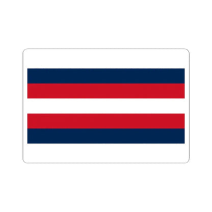 Naval ensign of French Algeria 1848-1910 (Algeria) STICKER Vinyl Kiss-Cut Decal 2 Inch White - The Sticker Space