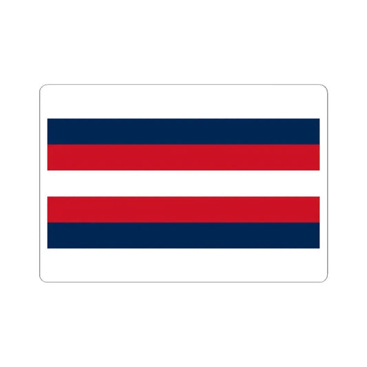 Naval ensign of French Algeria 1848-1910 (Algeria) STICKER Vinyl Kiss-Cut Decal 2 Inch White - The Sticker Space