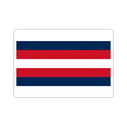 Naval ensign of French Algeria 1848-1910 (Algeria) STICKER Vinyl Kiss-Cut Decal 3 Inch White - The Sticker Space