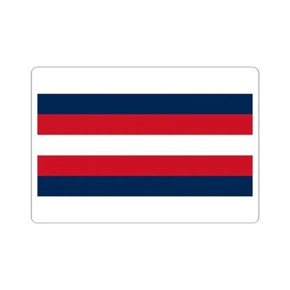 Naval ensign of French Algeria 1848-1910 (Algeria) STICKER Vinyl Kiss-Cut Decal 4 Inch White - The Sticker Space