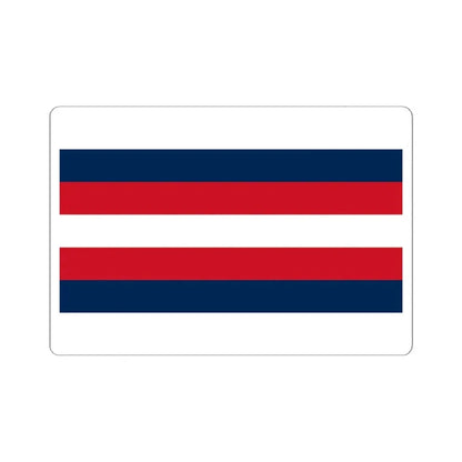 Naval ensign of French Algeria 1848-1910 (Algeria) STICKER Vinyl Kiss-Cut Decal 6 Inch White - The Sticker Space