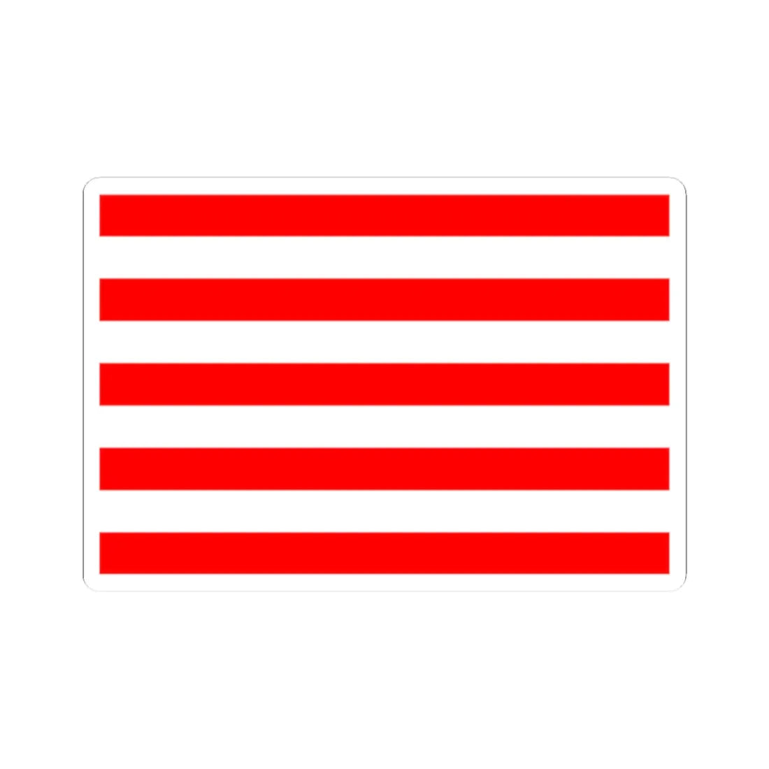 Naval ensign of Indonesia (Indonesia) STICKER Vinyl Kiss-Cut Decal 2 Inch White - The Sticker Space